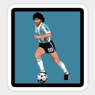 Diego Maradona Argentina Sticker